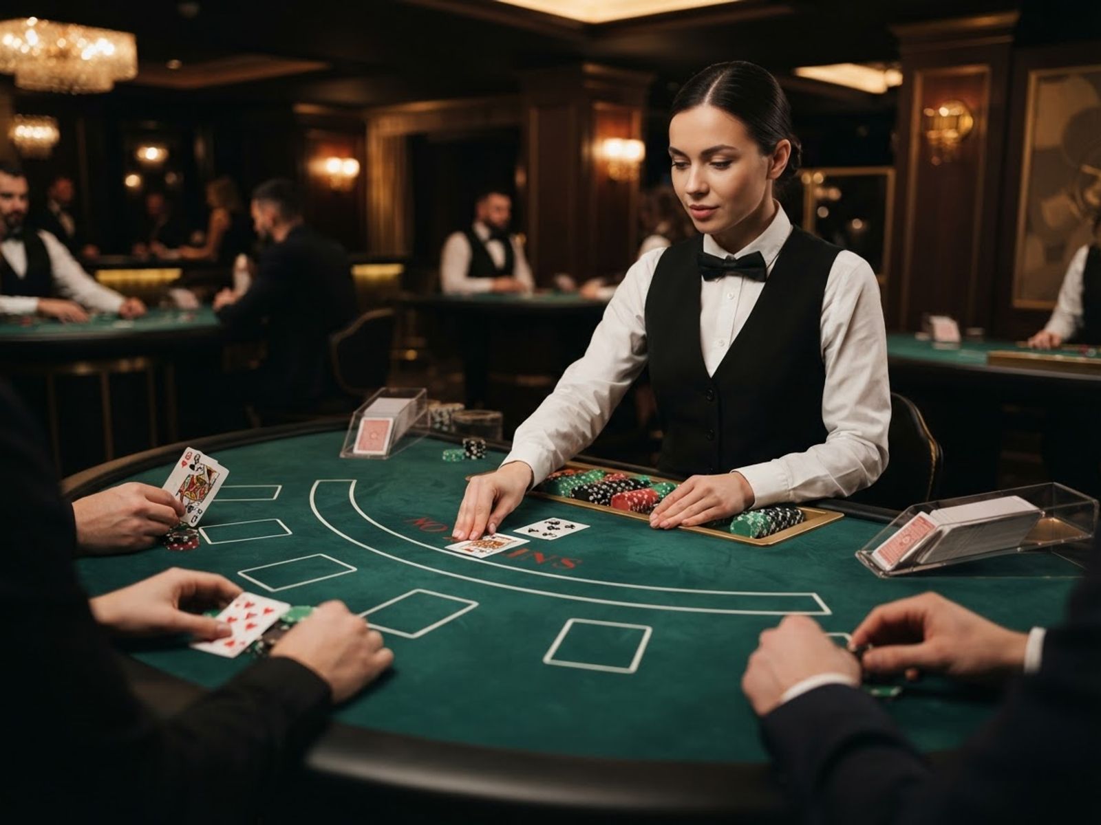 Live blackjack med dealer